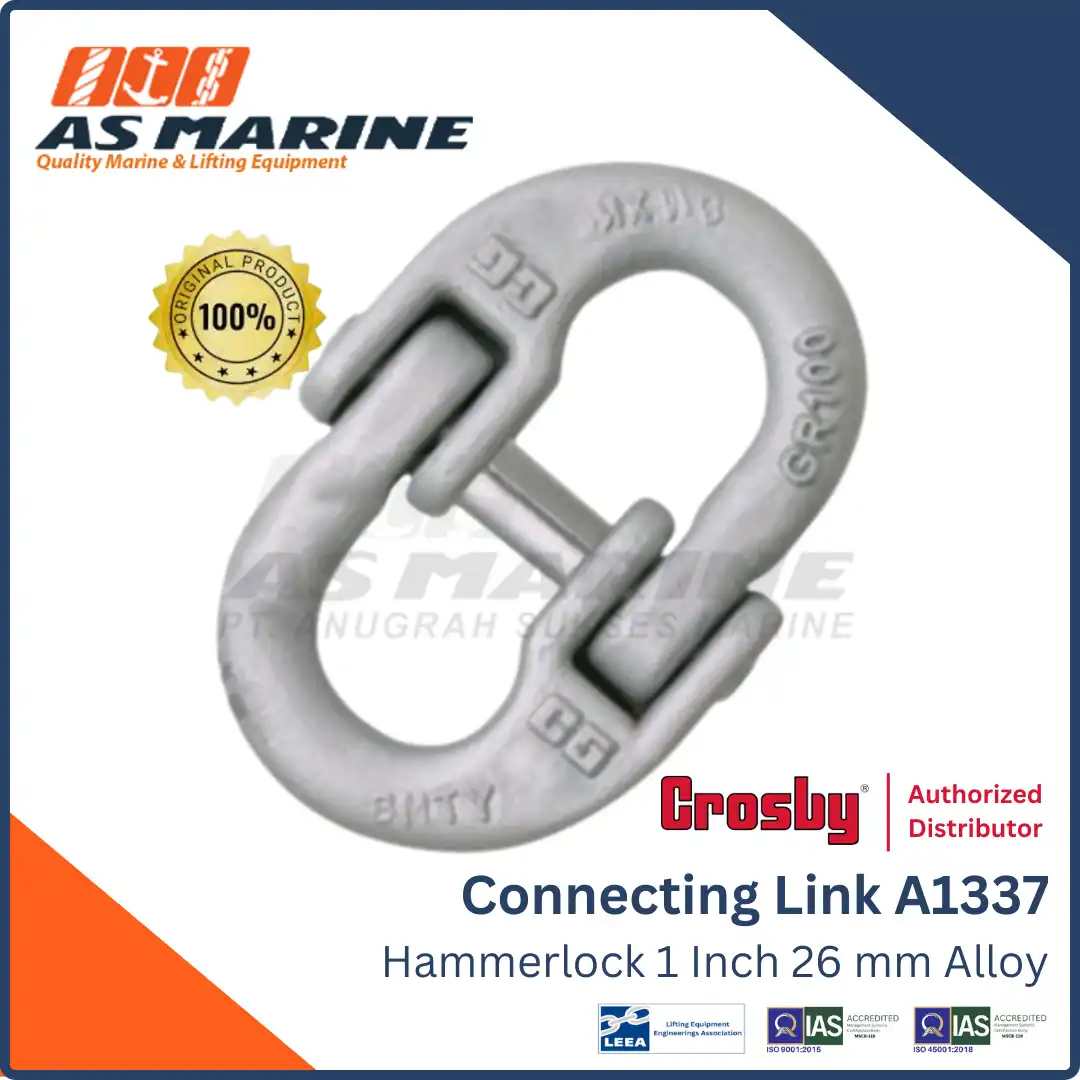 Crosby USA Connecting Link / Hammerlock Alloy A1337 1 Inch